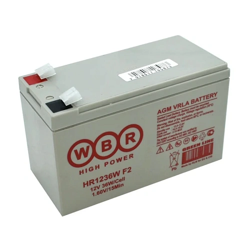 Батарея для UPS 12V,  9Ah, WBR HR1236W F2 (WBR HR1236W F2) фото