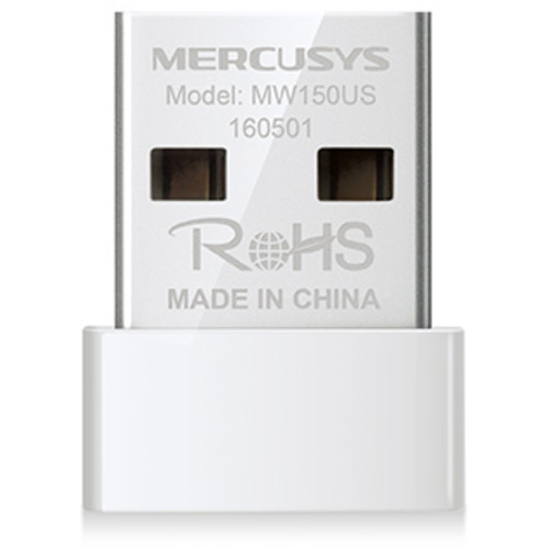 картинка Сетевой адаптер беспроводной USB 150M Mercusys MW150US <150Mbit Wireless N Nano USB adapter, Realtek, 2.4GHz, 802.11 g/b/n> от магазина itmag.kz