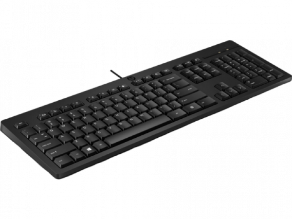 картинка Клавиатура HP 125 USB Wired Keyboard (266C9A6) только английская раскладка букв от магазина itmag.kz