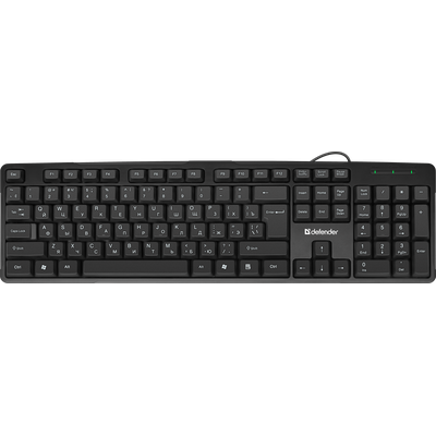 картинка Клавиатура проводная Defender Next HB-440 RU черный от магазина itmag.kz