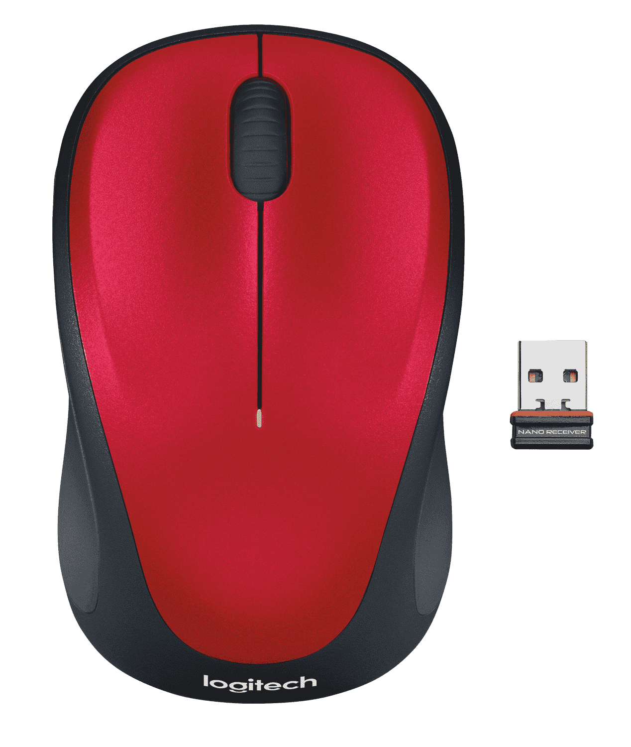 картинка Компьютерная мышь   Logitech беспроводная M235 Red от магазина itmag.kz
