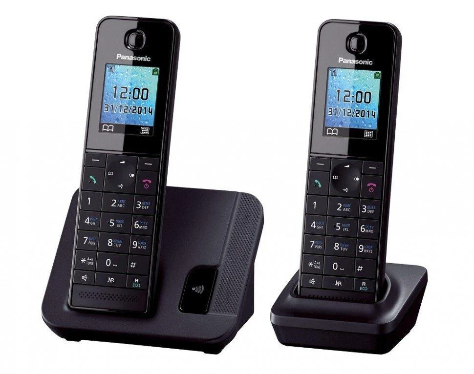 картинка Радиотелефон PANASONIC KX-TGH222 (RUB) Черный от магазина itmag.kz
