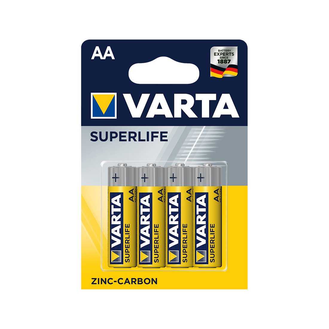 картинка Батарейка VARTA Superlife Mignon 1.5V - R6P/AA 4 шт в блистере от магазина itmag.kz