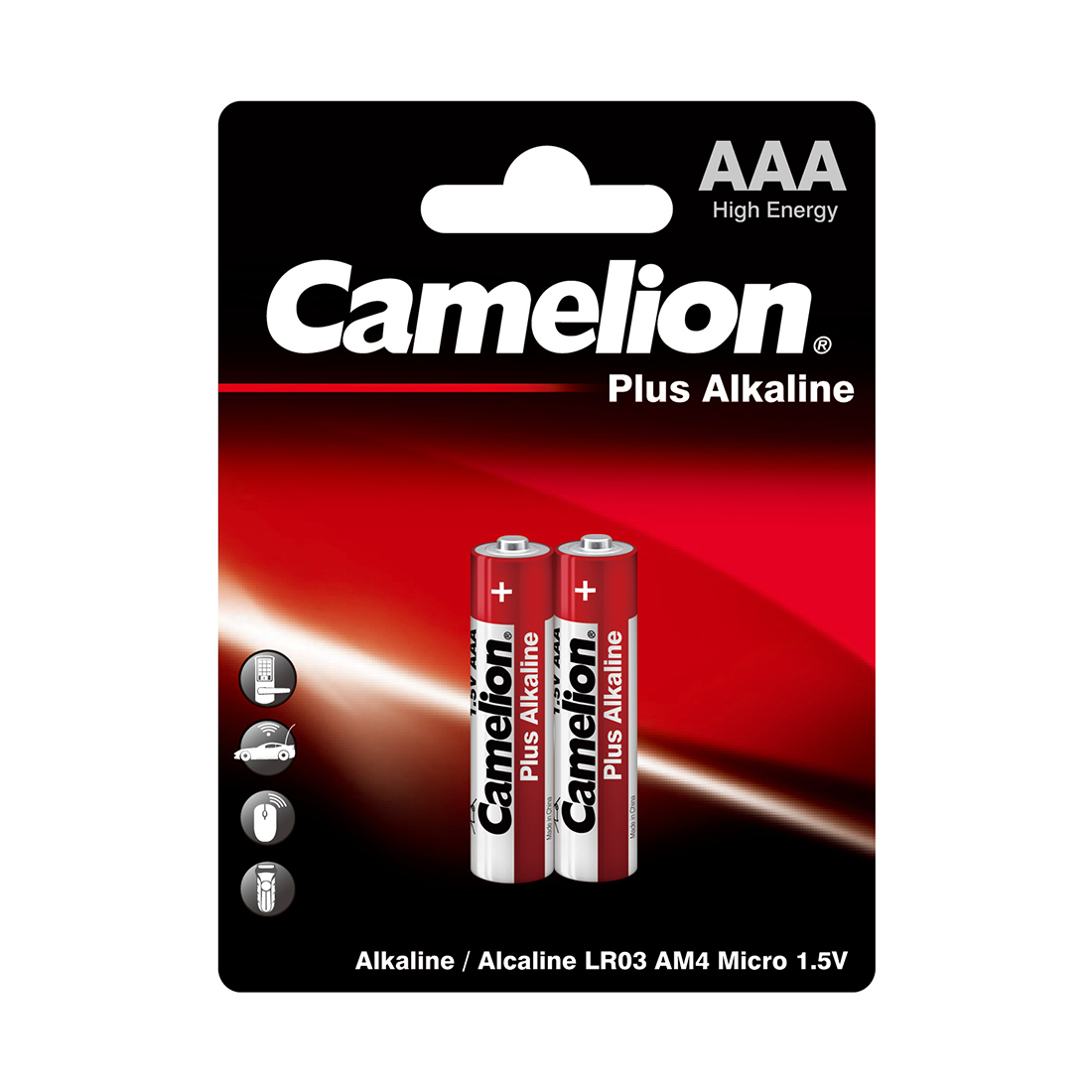 картинка Батарейка CAMELION Plus Alkaline LR03-BP2 2 шт. в блистере от магазина itmag.kz