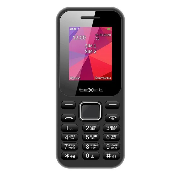картинка Мобильный телефон Texet TM-316 черно-красный от магазина itmag.kz