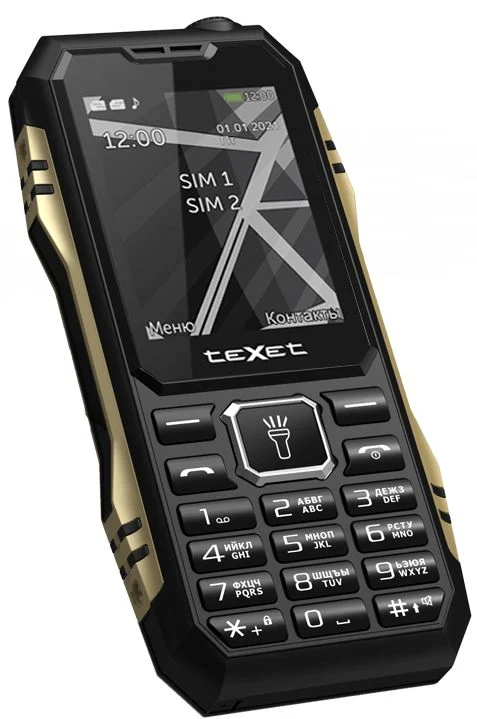 картинка Мобильный телефон Texet TM-D424 черный от магазина itmag.kz