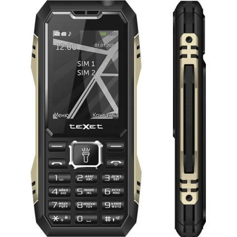 картинка Мобильный телефон Texet TM-D424 черный от магазина itmag.kz