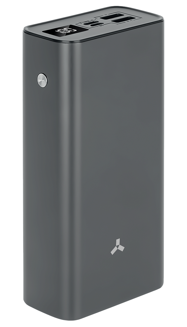 картинка Внешний аккумулятор Atlant 30MQD Grey от магазина itmag.kz