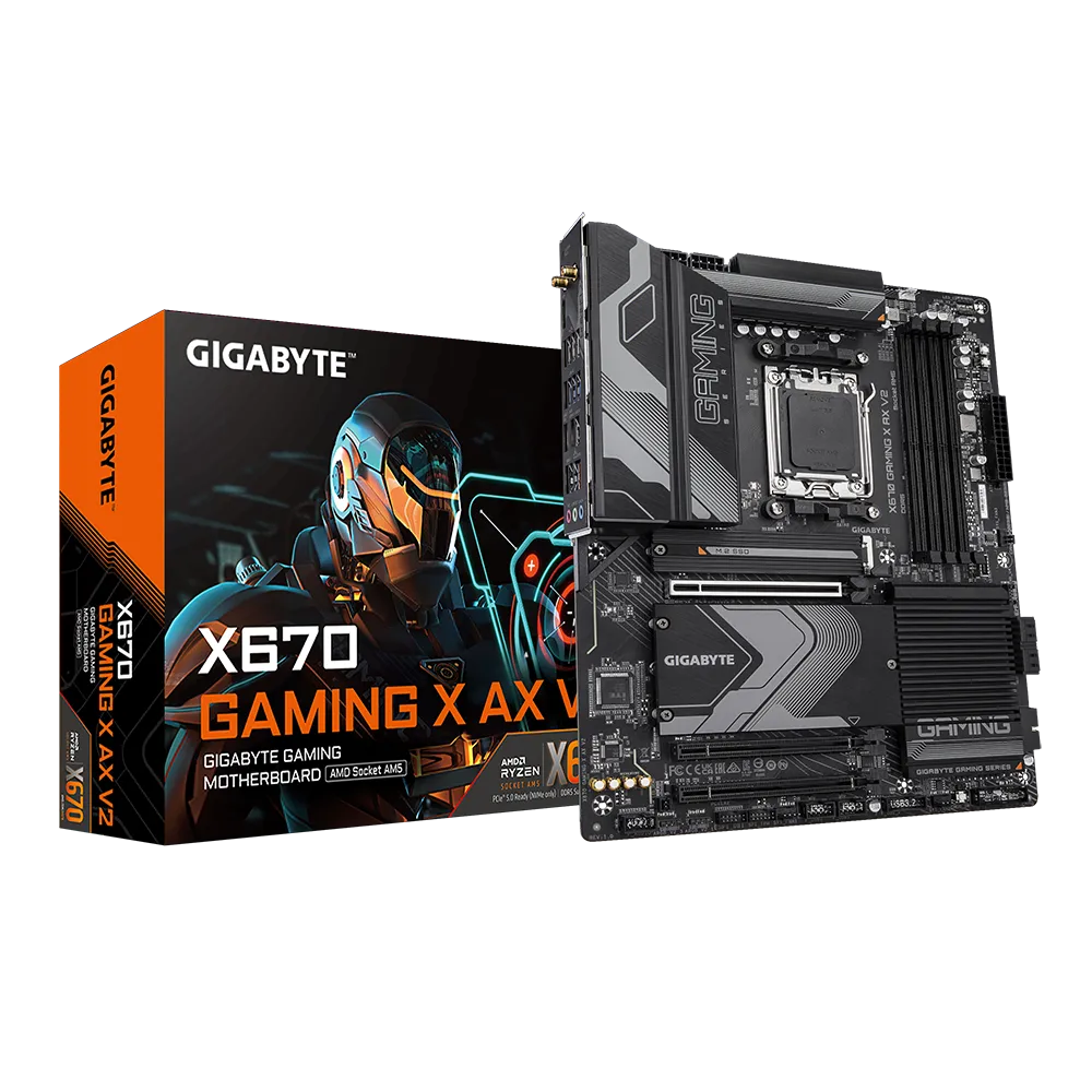картинка Материнская плата Gigabyte X670 Gaming X AX V2 (X670 GAMING X AX V2 (REV1.0)) от магазина itmag.kz