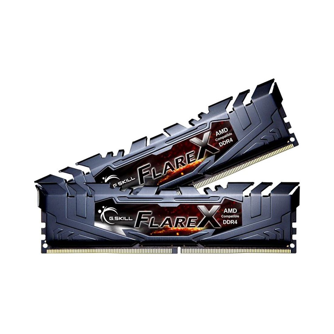 картинка Комплект модулей памяти G.SKILL FlareX F4-3200C16D-32GFX DDR4 32GB (Kit 2x16GB) 3200MHz от магазина itmag.kz