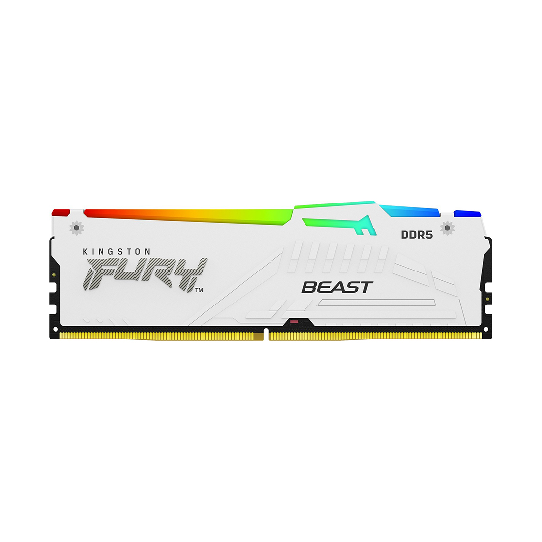 картинка Модуль памяти Kingston FURY Beast White RGB XMP KF552C40BWA-16 DDR5 16GB 5200MHz от магазина itmag.kz