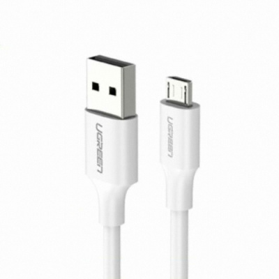 картинка Кабель Ugreen US289 Micro USB Male To USB 2.0 A  Male Cable 2M (White), 60143 от магазина itmag.kz