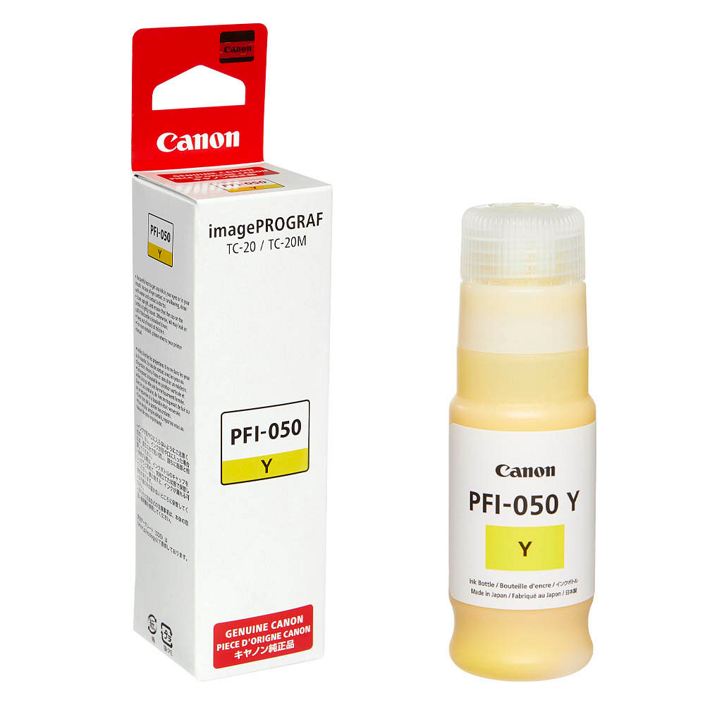 картинка Картридж струйный Canon PFI-050 Y  желтый для Canon imagePROGRAF TM-20/TM-20M от магазина itmag.kz