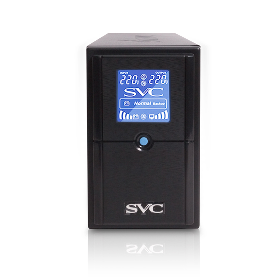 картинка Источник бесперебойного питания UPS SVC V500-L-LCD, 500VA, 300W от магазина itmag.kz