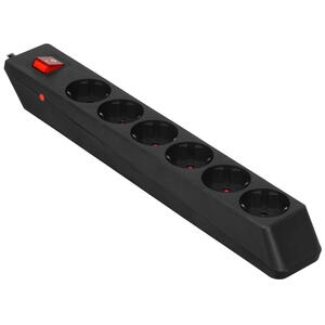 картинка Сетевой фильтр SVEN Surge Protector Optima 3,0 m (6 sockets) black от магазина itmag.kz